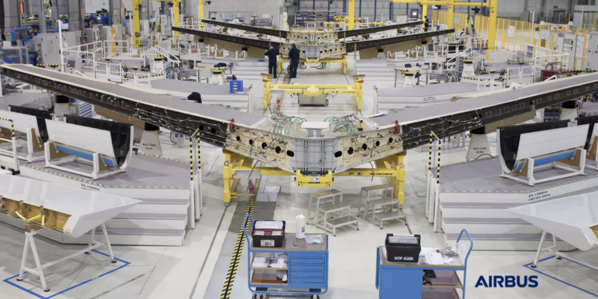 Showing how the wings of an airplane are built - Aerospace Sealant Application