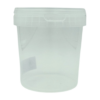 Transparent Pot with Offset Label with Lid 1000ml STP-10290 Aerospace Sealant Application
