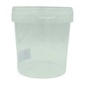 Transparent Pot with Offset Label with Lid 1000ml STP-10290 Aerospace Sealant Application